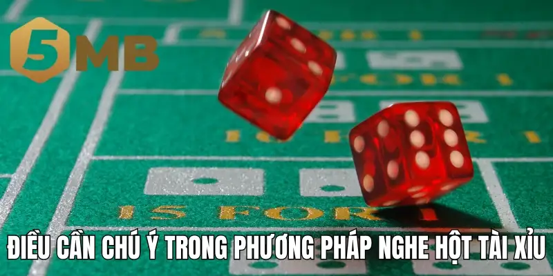 Điều cần chú ý trong phương pháp nghe hột tài xỉu