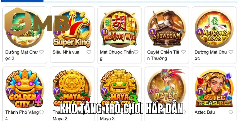 Kho tàng trò chơi hấp dẫn