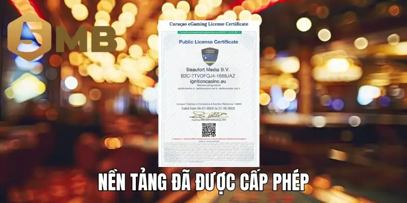 Nền tảng đã được cấp phép