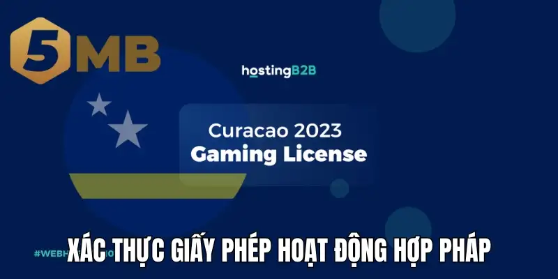 Thẩm định và xác thực giấy phép hoạt động hợp pháp