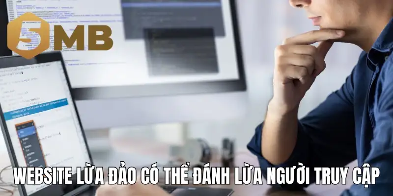Website lừa đảo có thể đánh lừa người truy cập